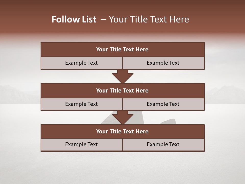 Mountain Travel Crisis PowerPoint Template