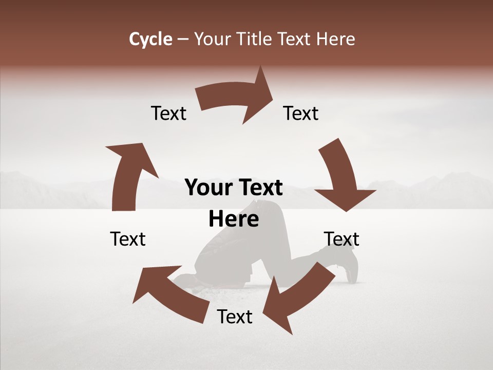 Mountain Travel Crisis PowerPoint Template