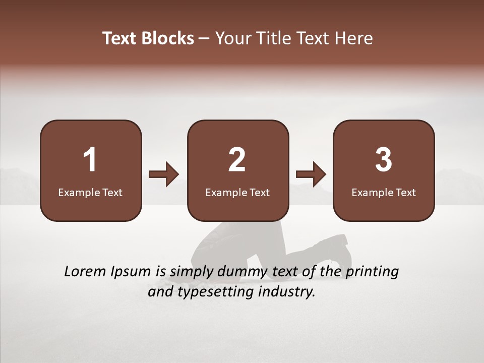 Mountain Travel Crisis PowerPoint Template