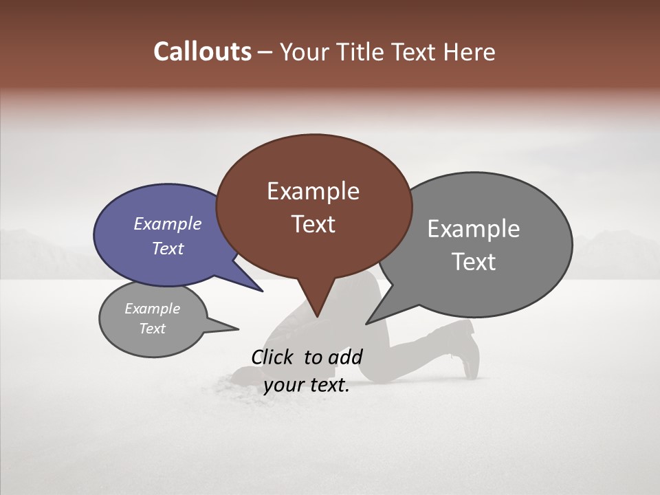 Mountain Travel Crisis PowerPoint Template