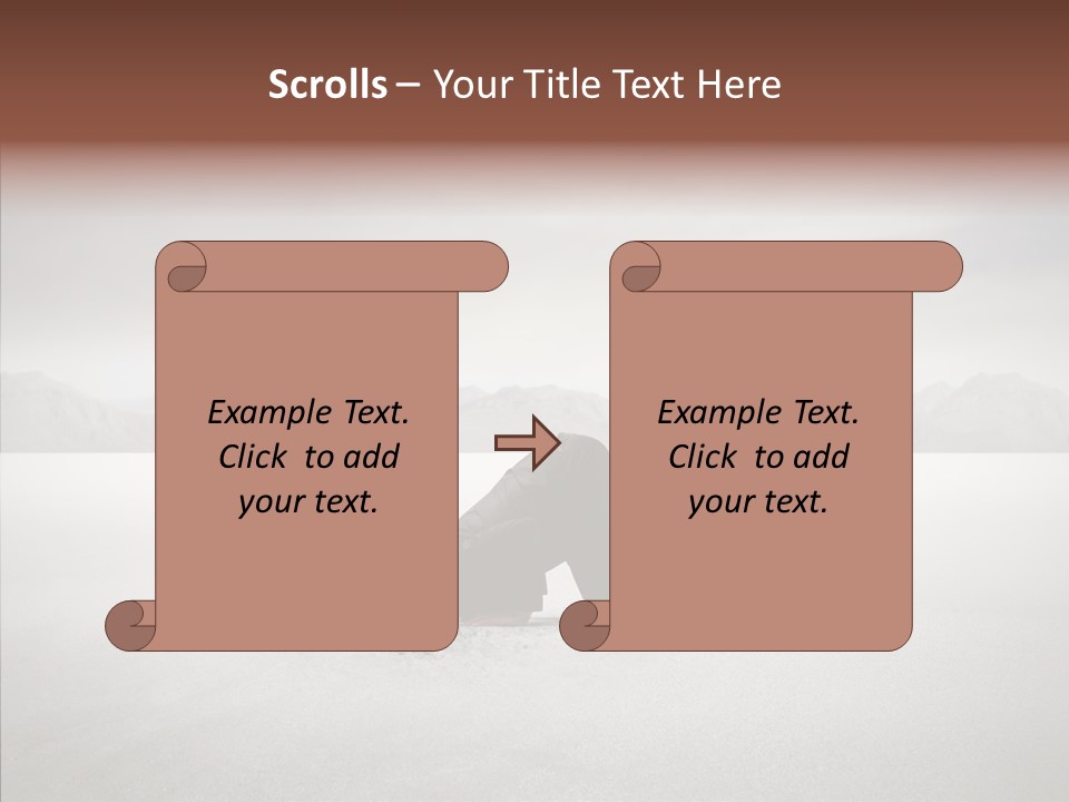 Mountain Travel Crisis PowerPoint Template