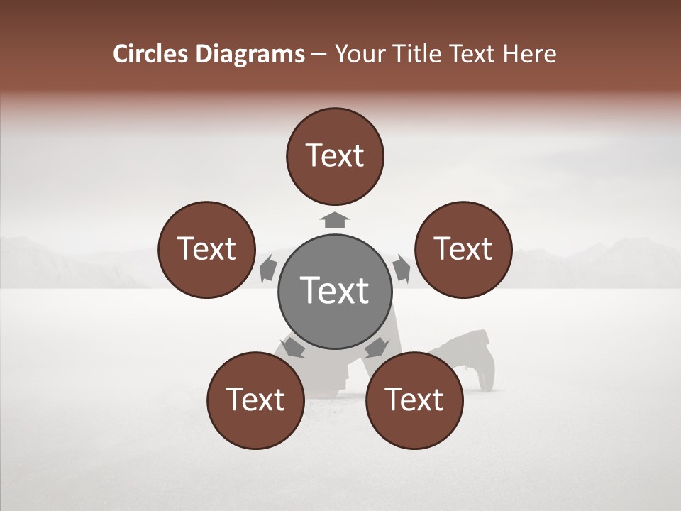 Mountain Travel Crisis PowerPoint Template