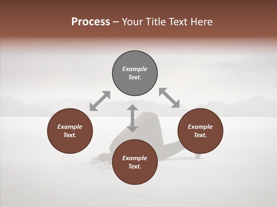 Mountain Travel Crisis PowerPoint Template