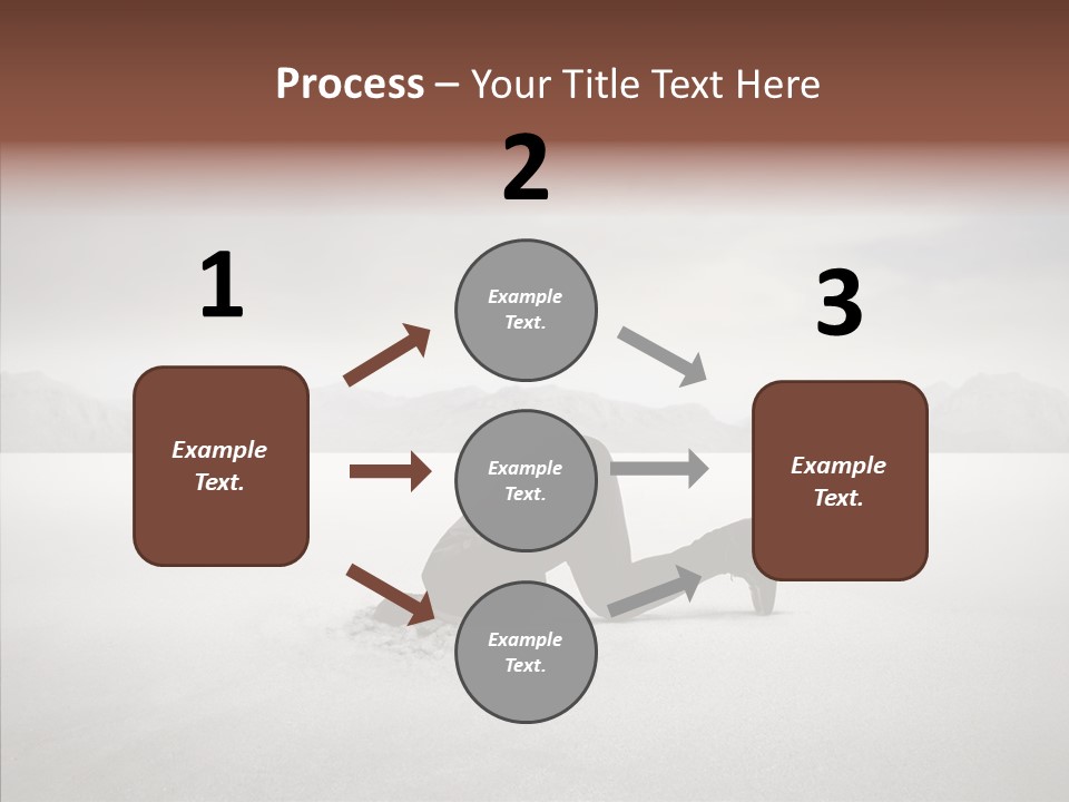 Mountain Travel Crisis PowerPoint Template