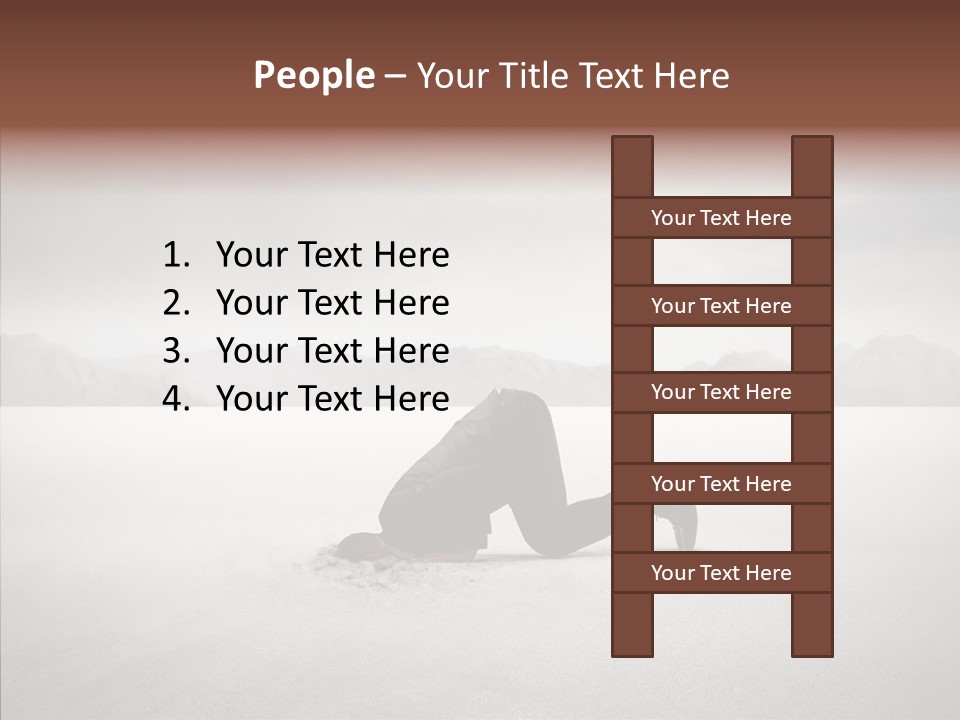 Mountain Travel Crisis PowerPoint Template