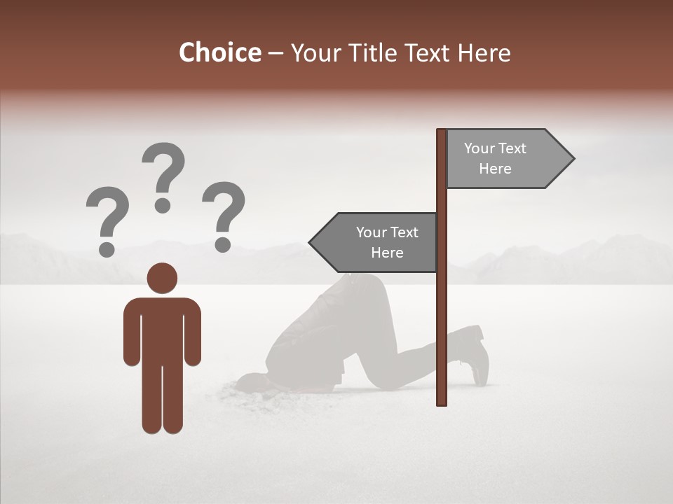 Mountain Travel Crisis PowerPoint Template