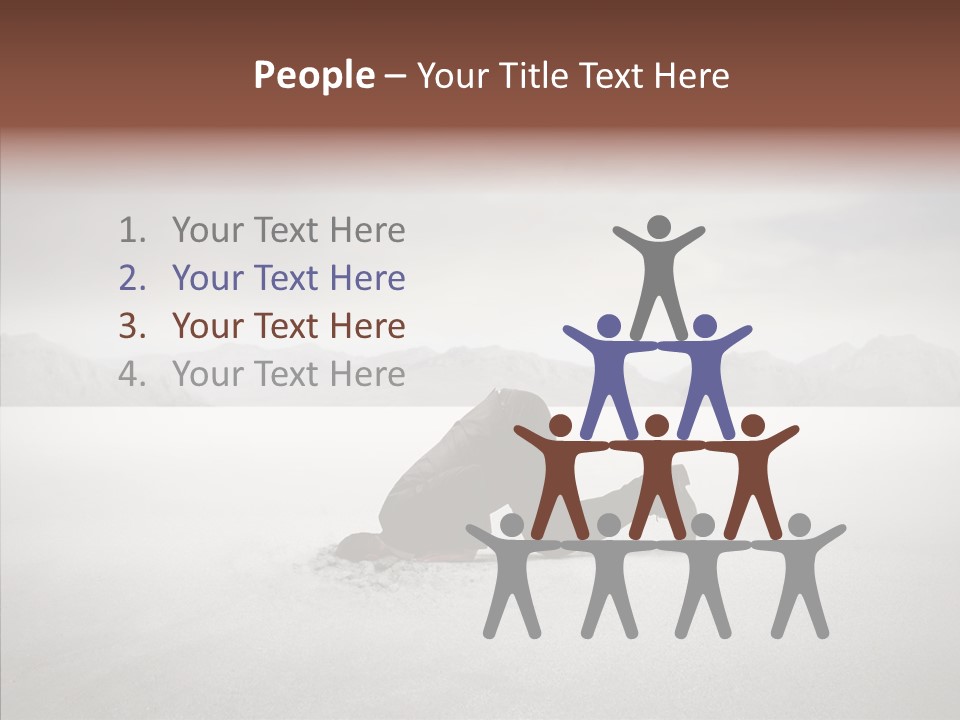 Mountain Travel Crisis PowerPoint Template