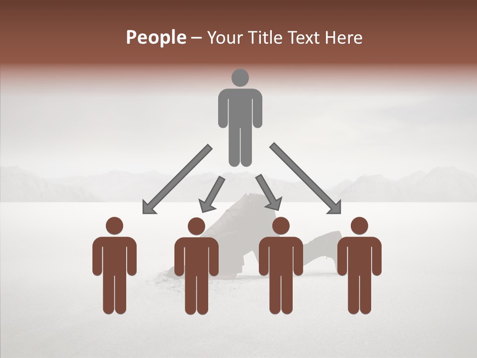 Mountain Travel Crisis PowerPoint Template