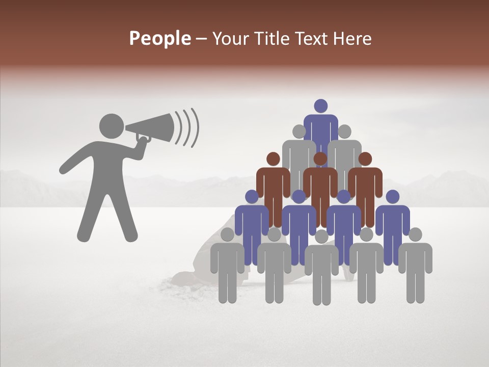 Mountain Travel Crisis PowerPoint Template