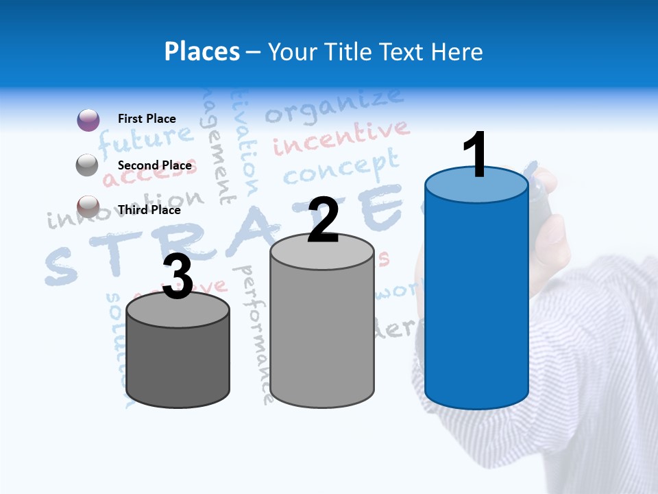 Word Goal Handwriting PowerPoint Template