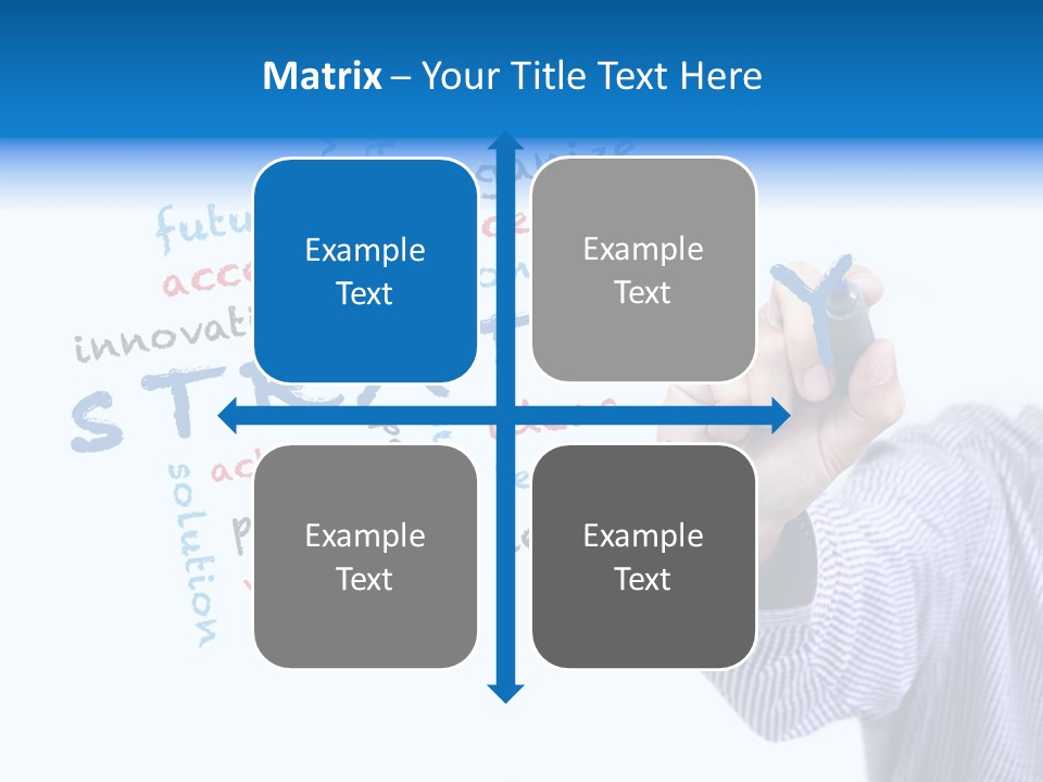 Word Goal Handwriting PowerPoint Template