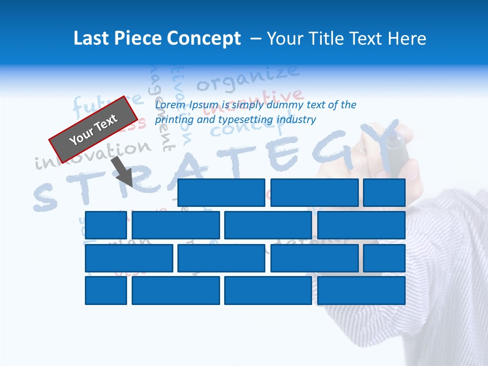 Word Goal Handwriting PowerPoint Template