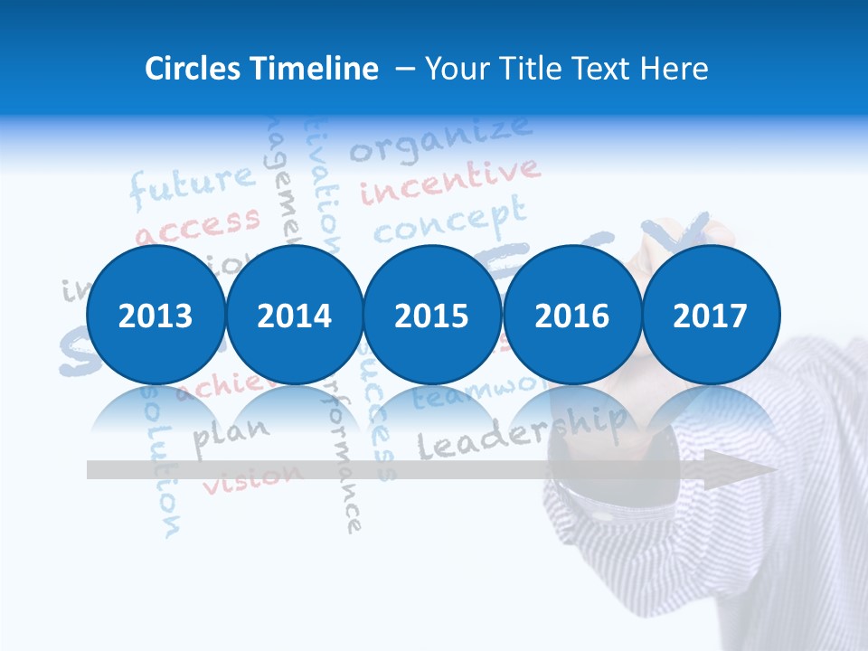 Word Goal Handwriting PowerPoint Template