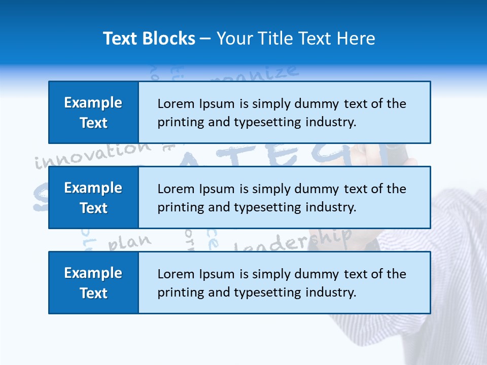 Word Goal Handwriting PowerPoint Template
