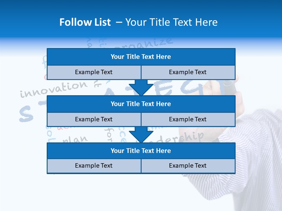 Word Goal Handwriting PowerPoint Template