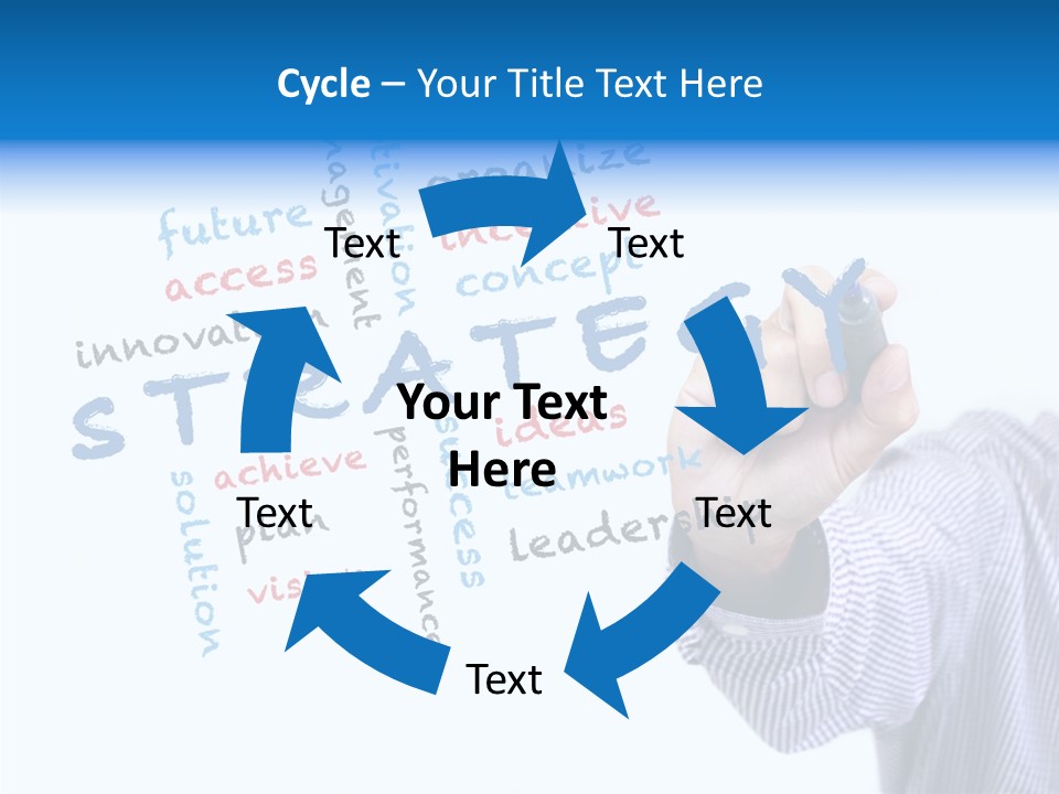 Word Goal Handwriting PowerPoint Template