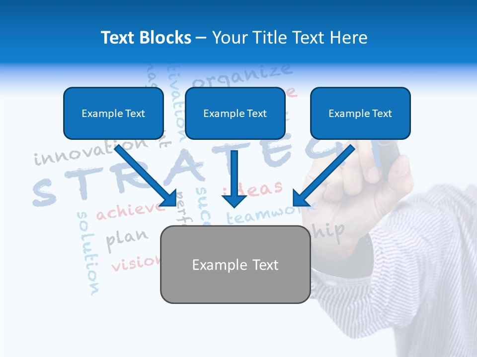 Word Goal Handwriting PowerPoint Template