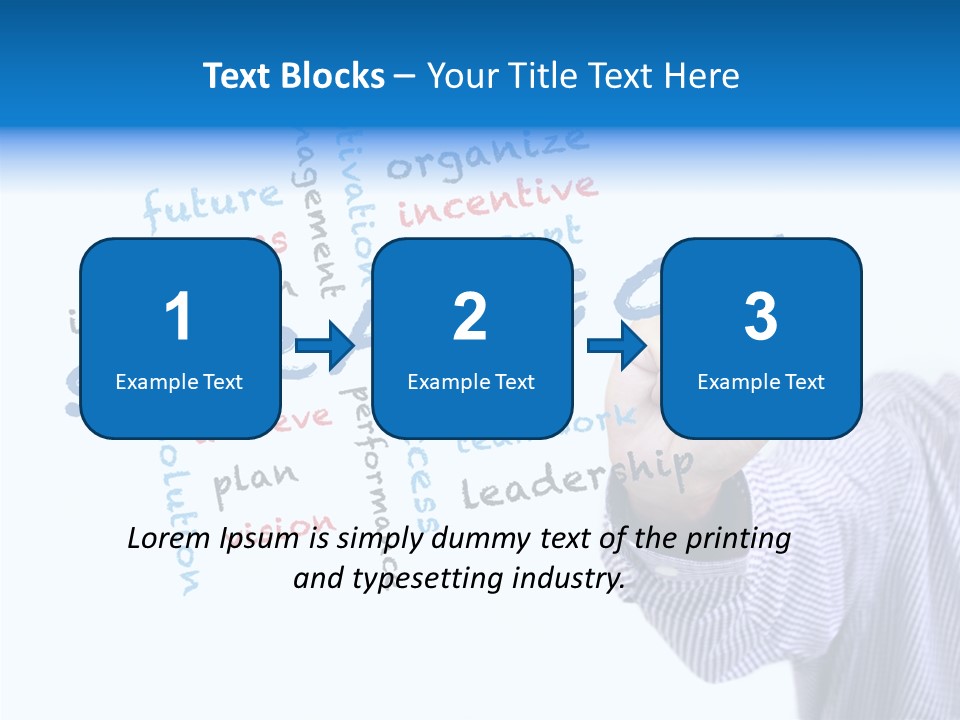 Word Goal Handwriting PowerPoint Template