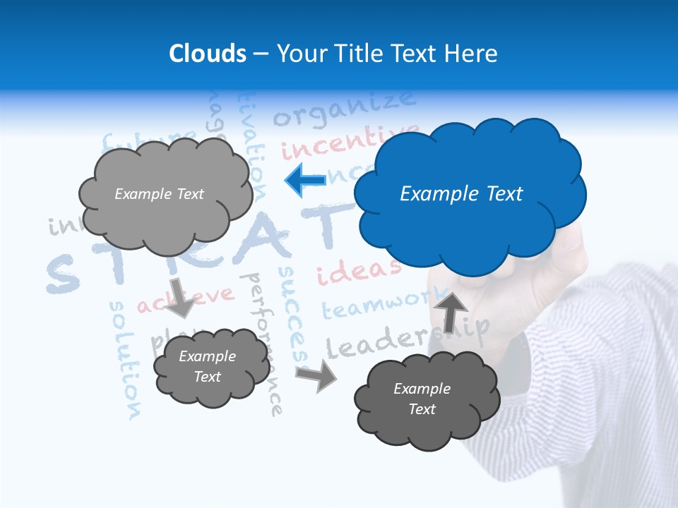 Word Goal Handwriting PowerPoint Template