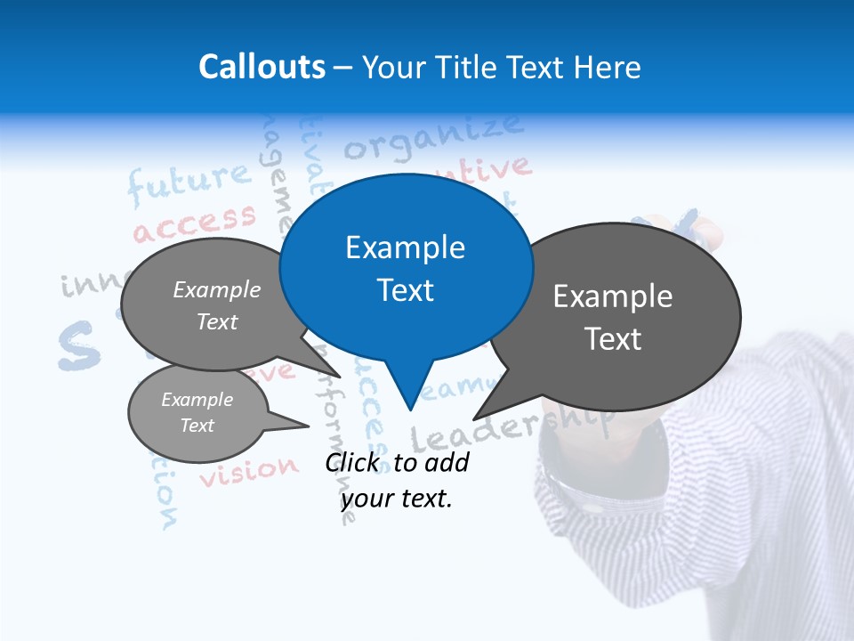 Word Goal Handwriting PowerPoint Template