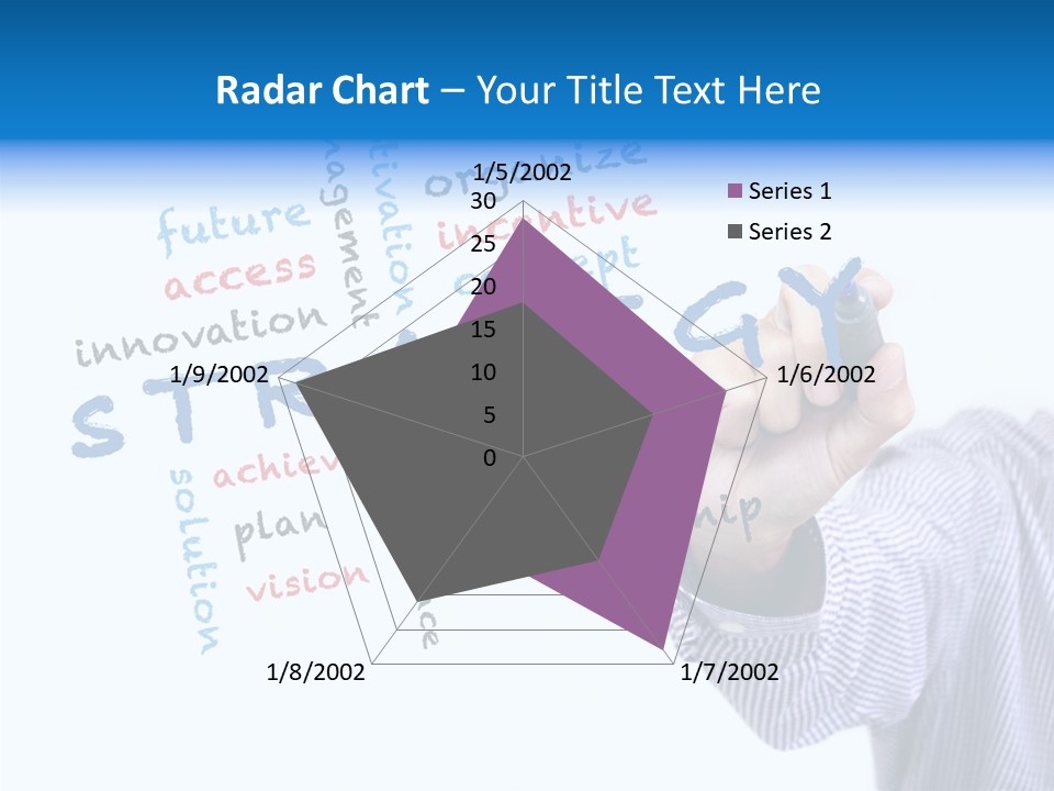 Word Goal Handwriting PowerPoint Template