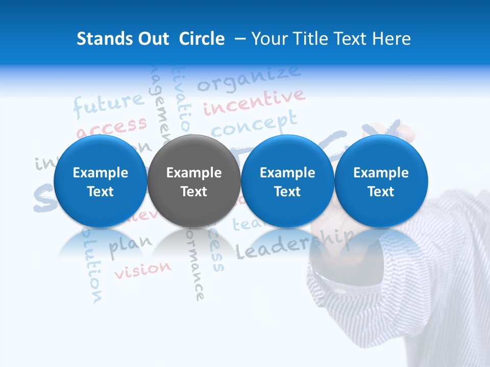 Word Goal Handwriting PowerPoint Template