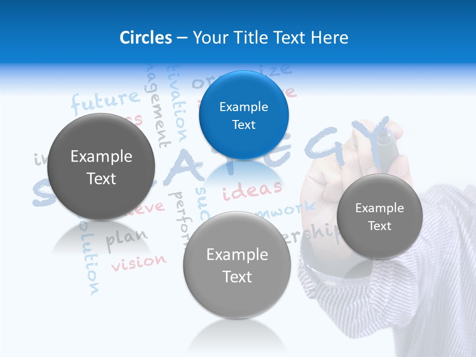 Word Goal Handwriting PowerPoint Template