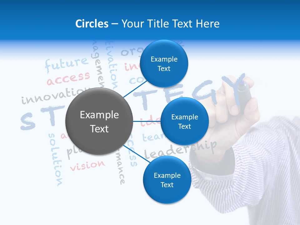 Word Goal Handwriting PowerPoint Template