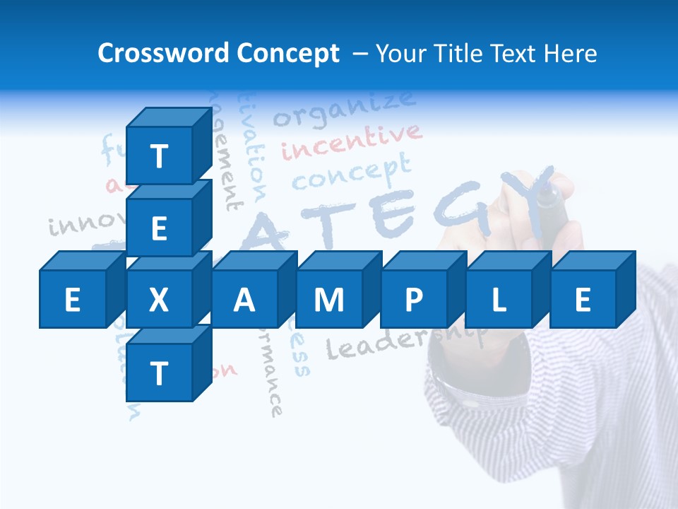 Word Goal Handwriting PowerPoint Template