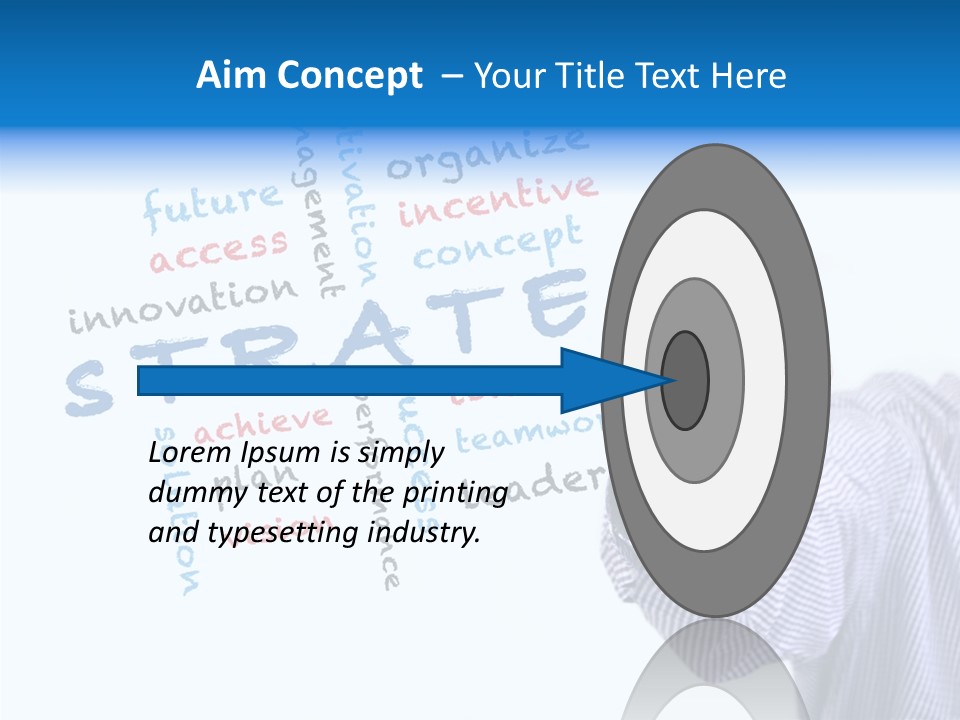 Word Goal Handwriting PowerPoint Template