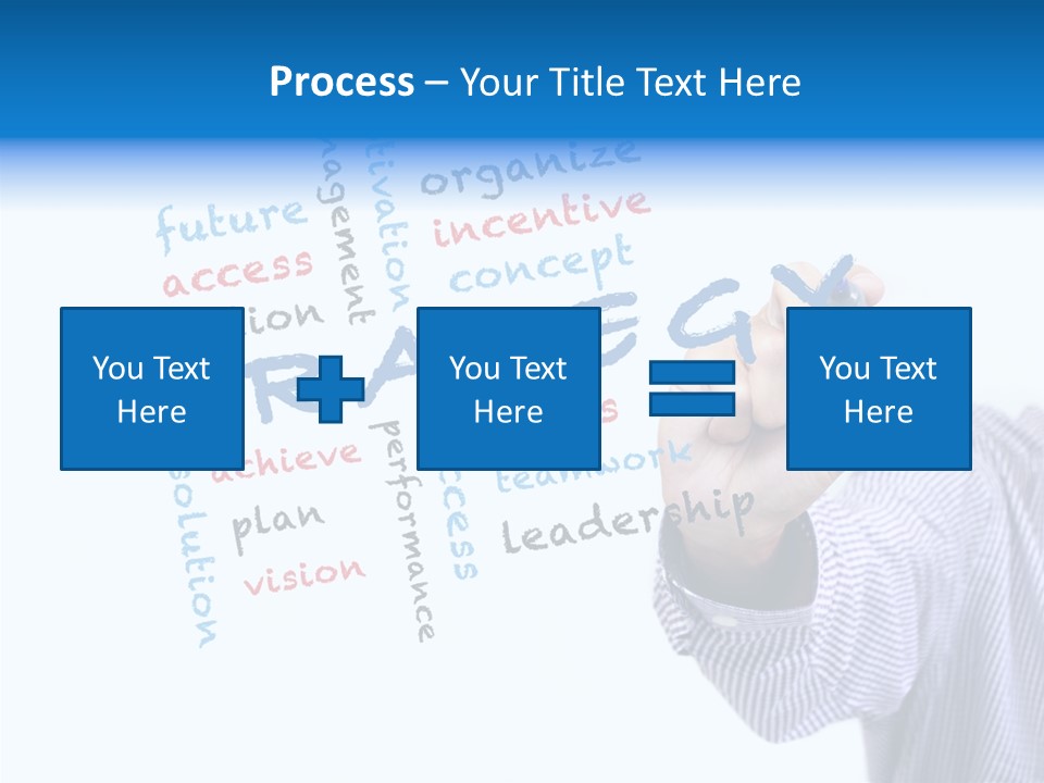 Word Goal Handwriting PowerPoint Template