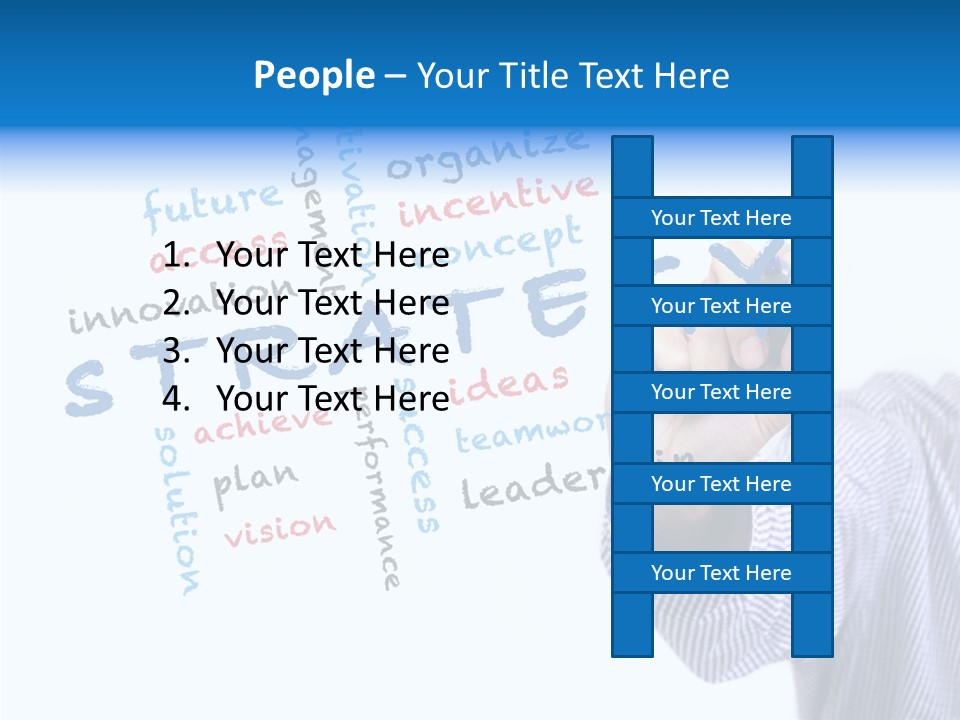 Word Goal Handwriting PowerPoint Template