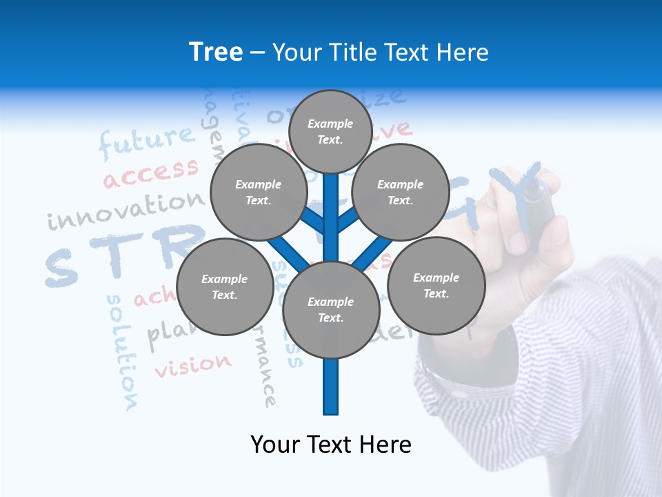 Word Goal Handwriting PowerPoint Template