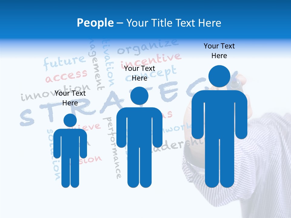 Word Goal Handwriting PowerPoint Template