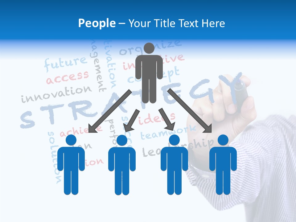 Word Goal Handwriting PowerPoint Template