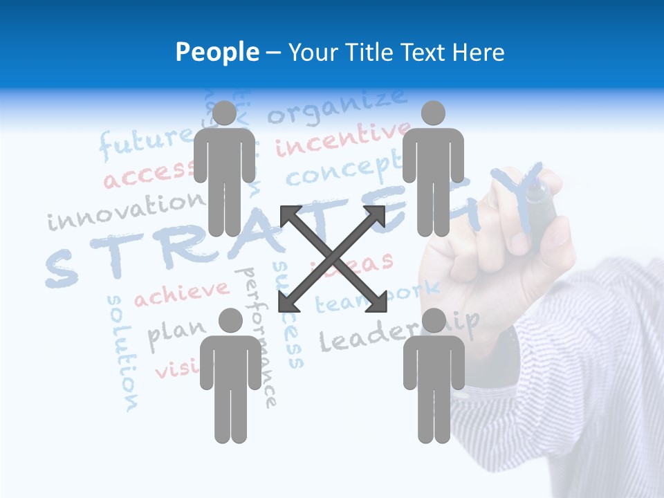 Word Goal Handwriting PowerPoint Template