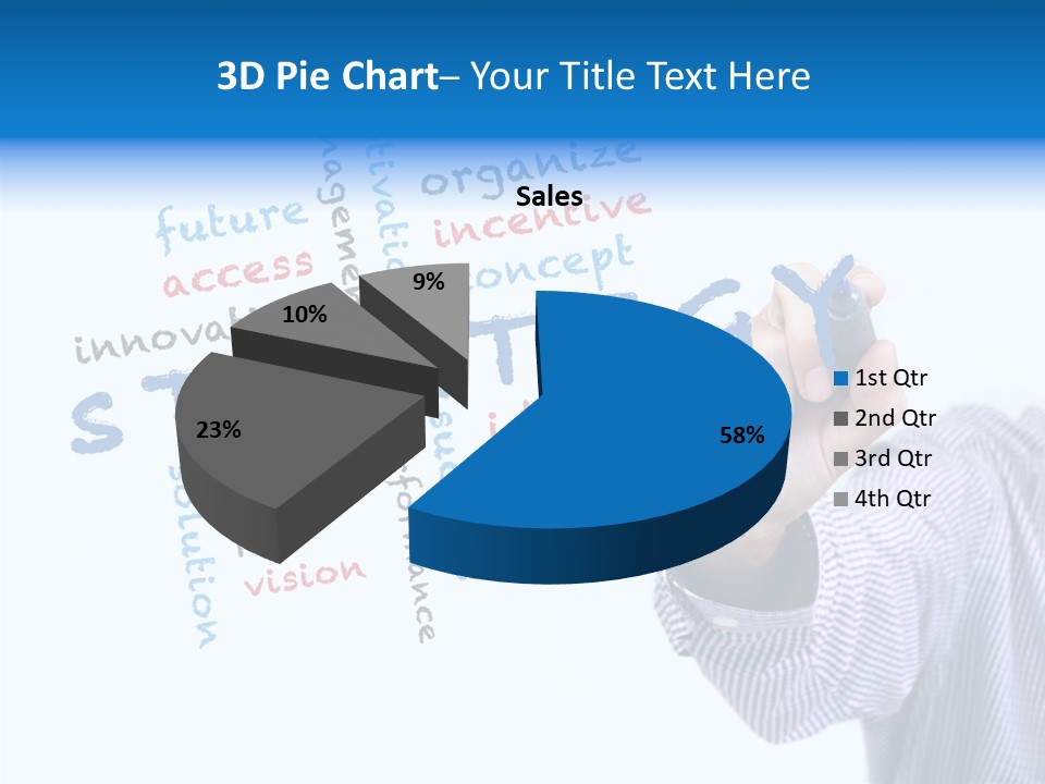 Word Goal Handwriting PowerPoint Template