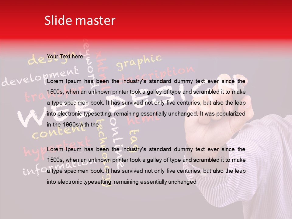 Webpage Representation Development PowerPoint Template