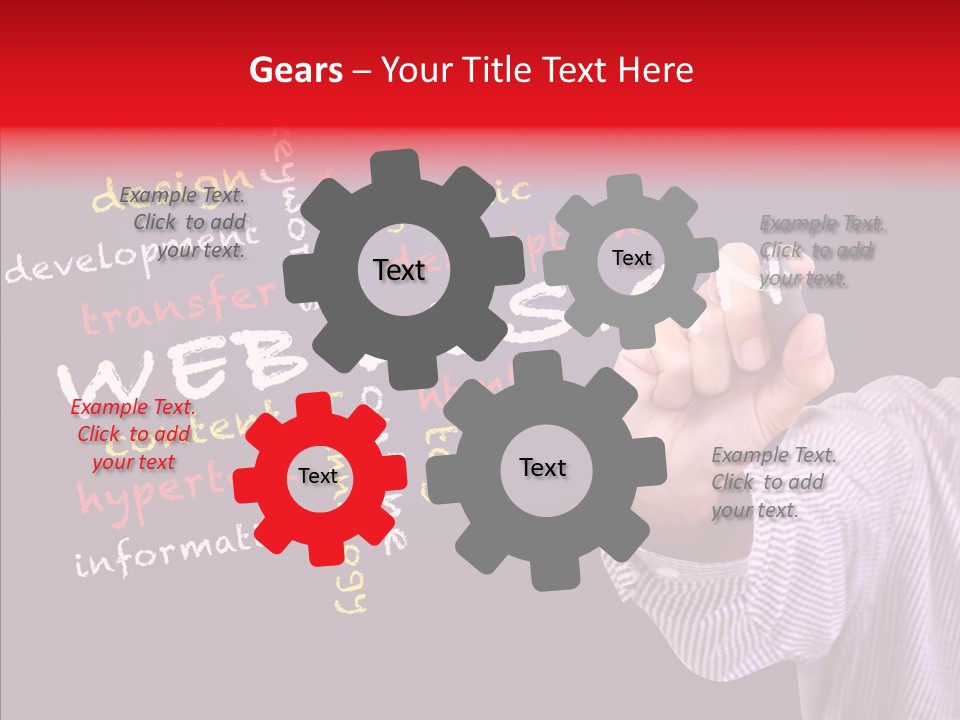 Webpage Representation Development PowerPoint Template
