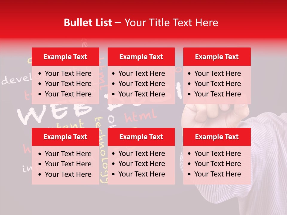 Webpage Representation Development PowerPoint Template