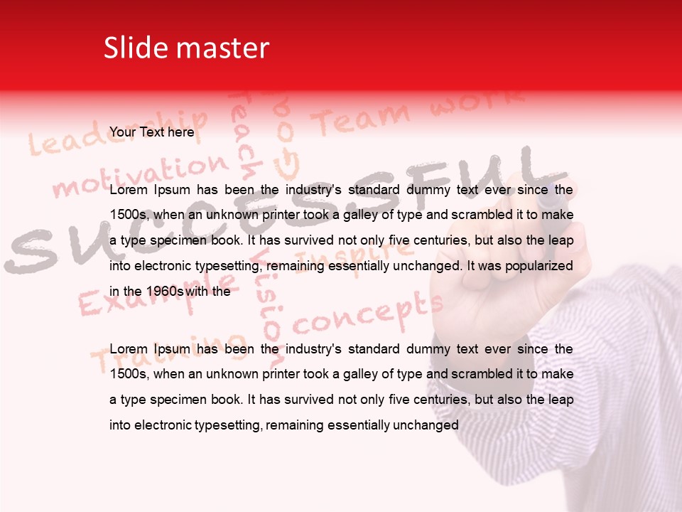 Management Symbol Ideas PowerPoint Template