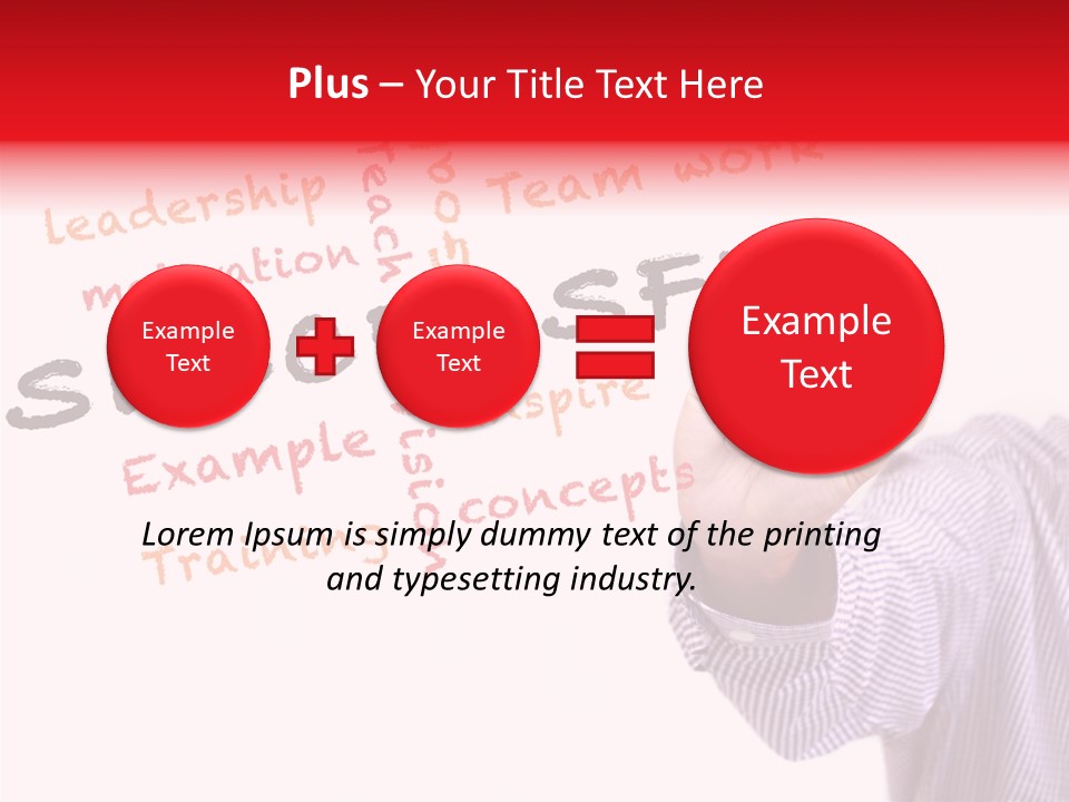 Management Symbol Ideas PowerPoint Template