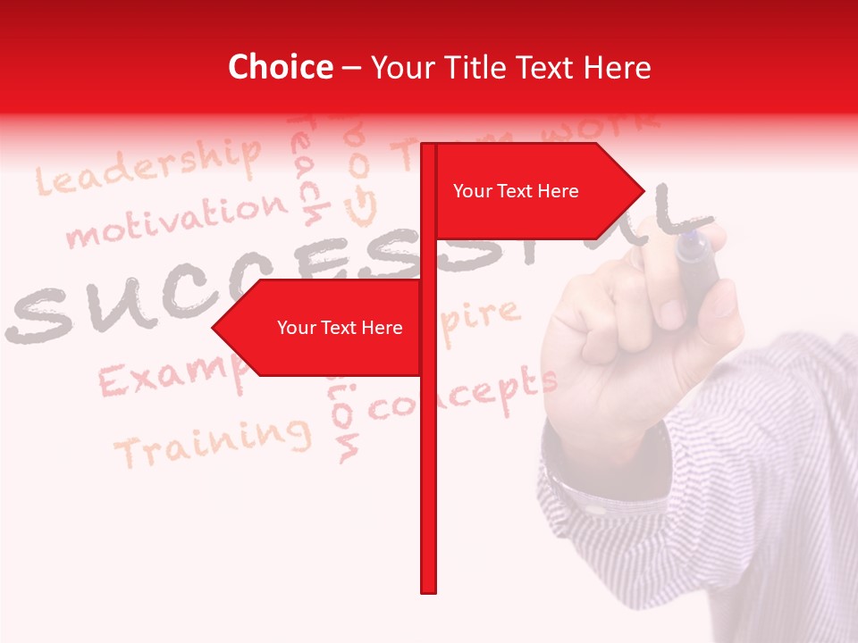 Management Symbol Ideas PowerPoint Template