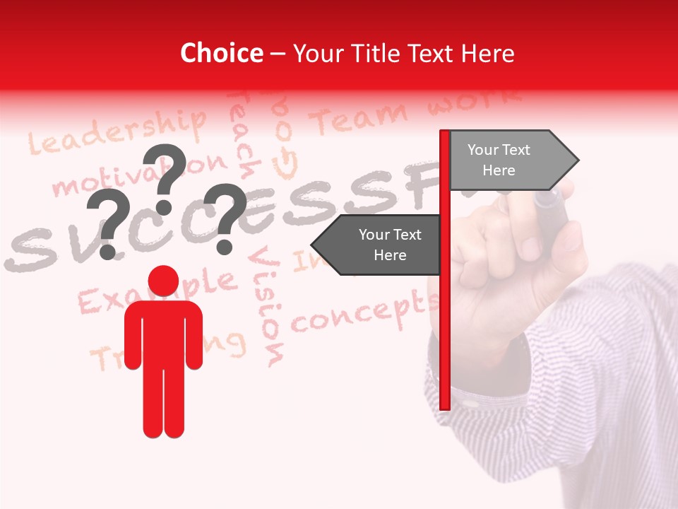 Management Symbol Ideas PowerPoint Template