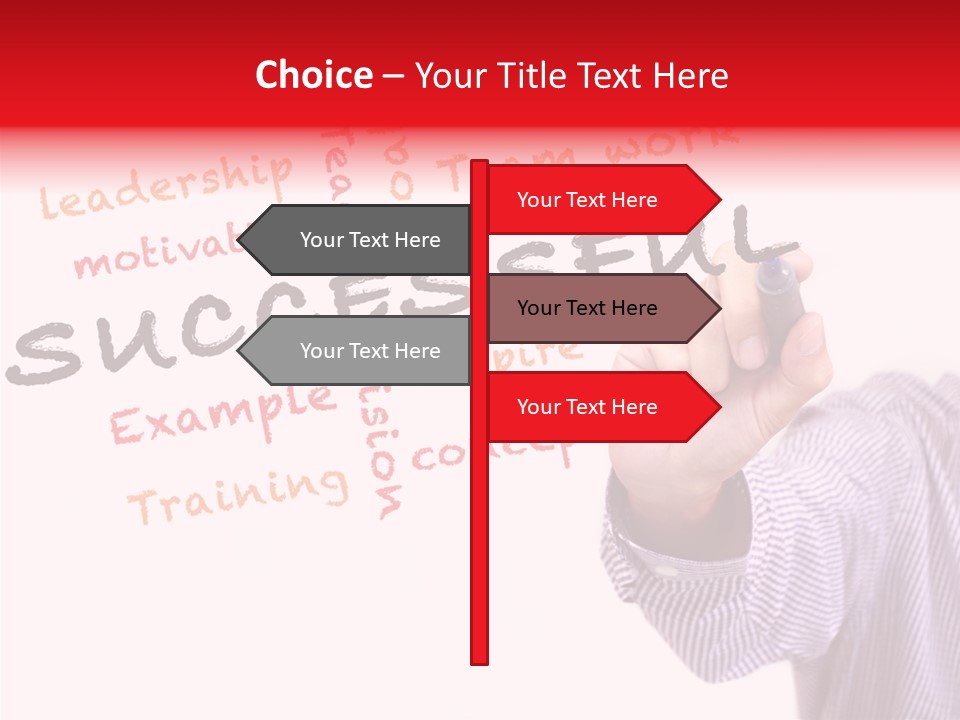 Management Symbol Ideas PowerPoint Template