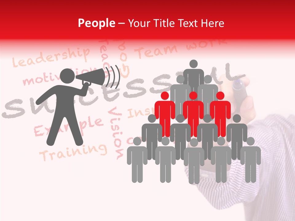 Management Symbol Ideas PowerPoint Template