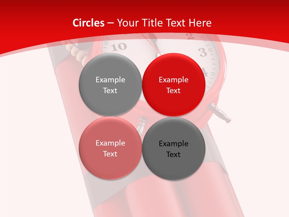Dynamite Alarm Time PowerPoint Template