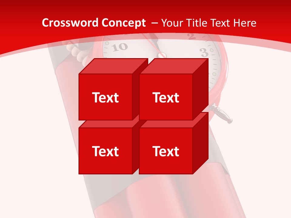 Dynamite Alarm Time PowerPoint Template