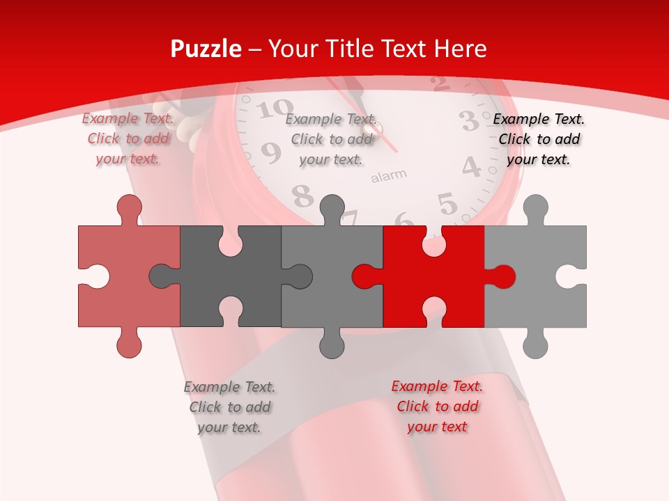 Dynamite Alarm Time PowerPoint Template