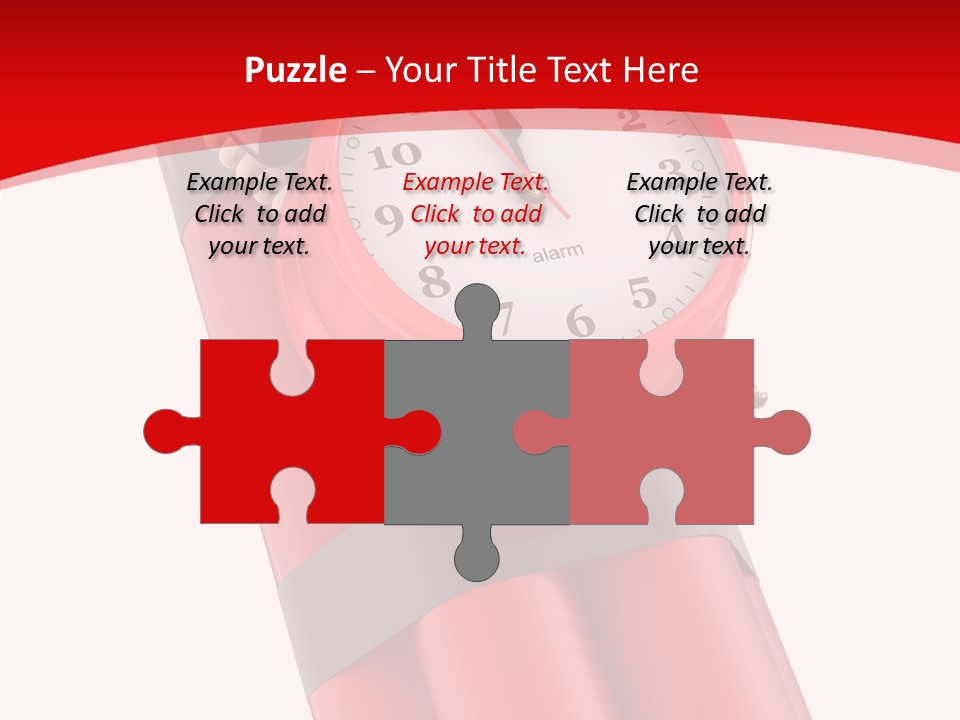 Dynamite Alarm Time PowerPoint Template